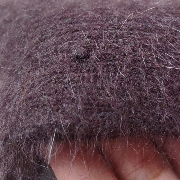 NWT C.C. Fashion Collection Brown Angora Blend Ruffle One Size Scarf - Picture 9 of 9